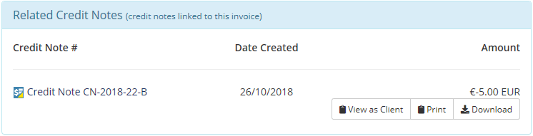 Generate Credit Note Against Invoice Online